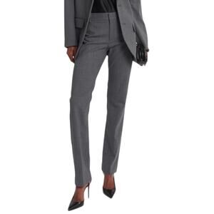 Nili Lotan pants Evan wool blend slim tailored trousers size 6